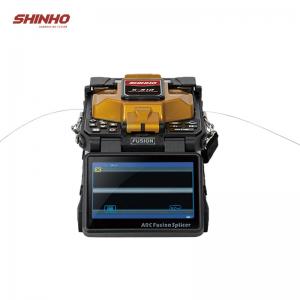 Empalmador de fusión de seis motores, tecnología de alineación de núcleo a núcleo real.Empalme de 6 s, calentamiento de 18 s, identificar tipos de fibra automáticamente. utilizado para WAN /  HOMBRE / proyectos de telecomunicaciones 